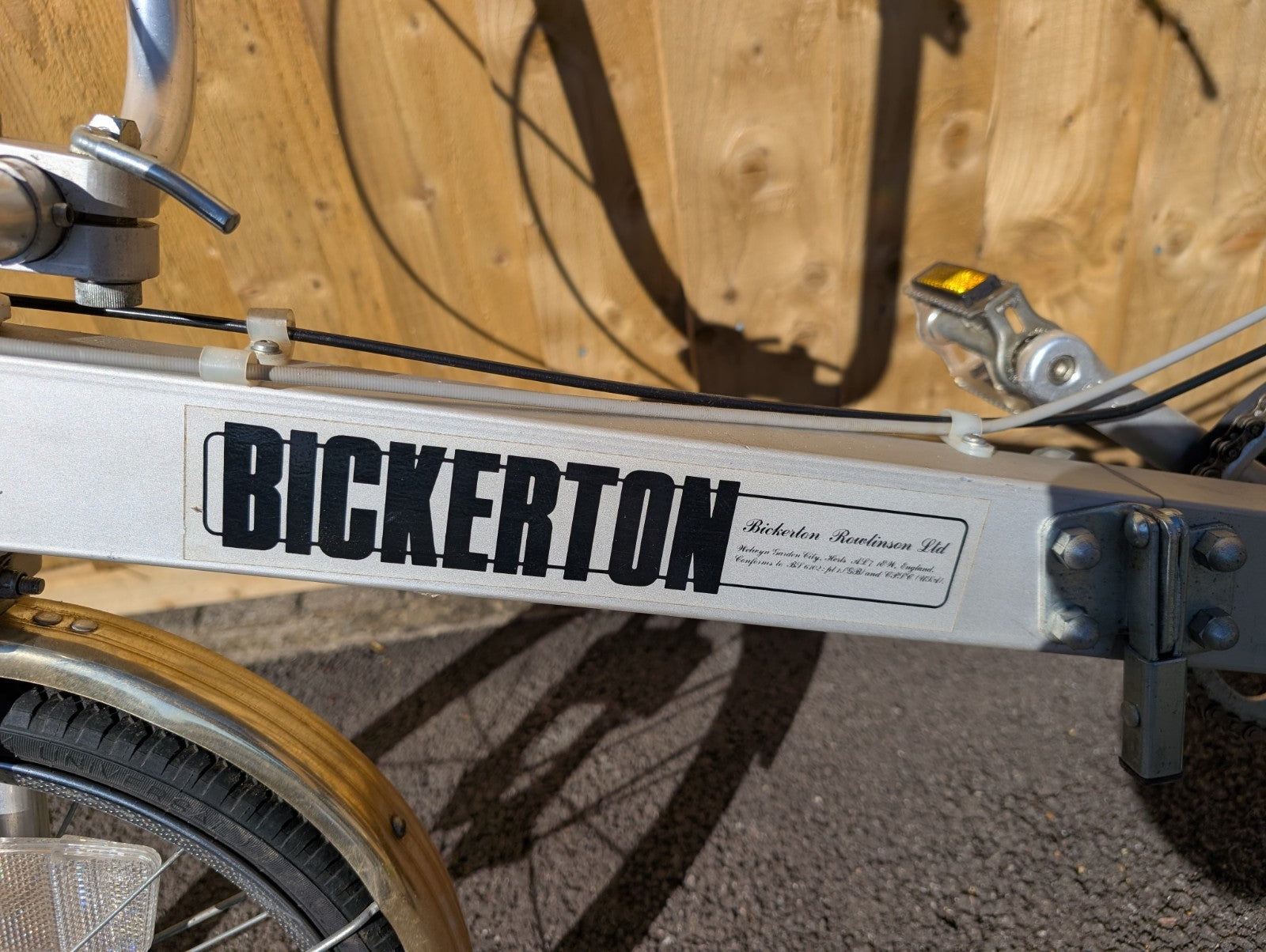 Vintage Bickerton Classic Folding Bike With Original Carrying Bag- Collectible