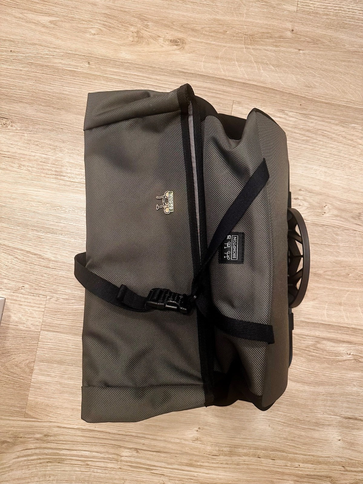 Brompton P Line Explore Mid Bar 12 Speed - Sky Grey