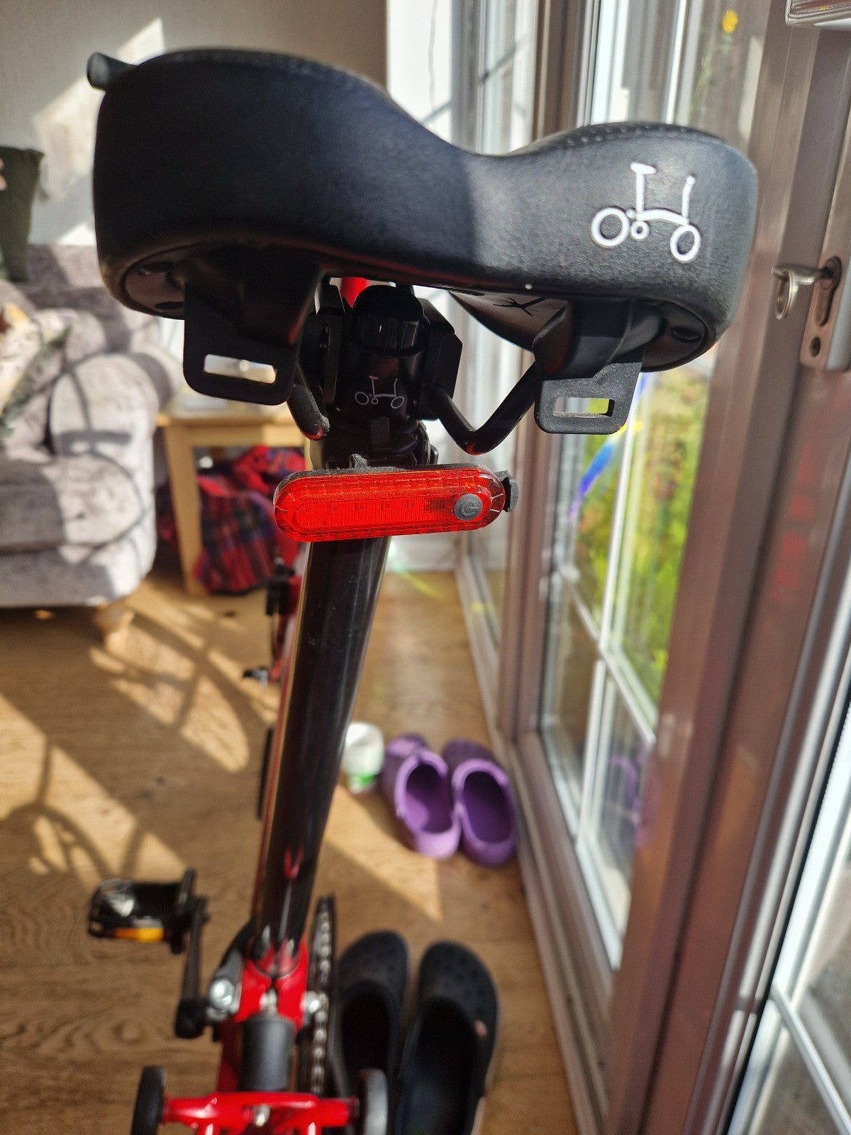 Brompton Folding C Line Bike 6-Speed, Red