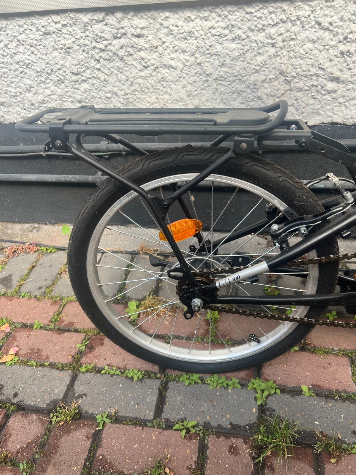 BTWIN Tilt 100 Folding Bike - with lots of accessories