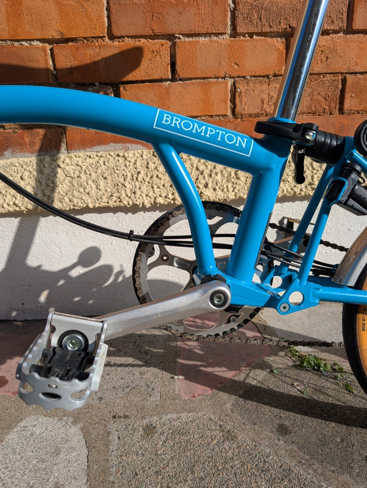 Brompton 2018 6SL Lagoon Blue - Folding Bike - Good Condition