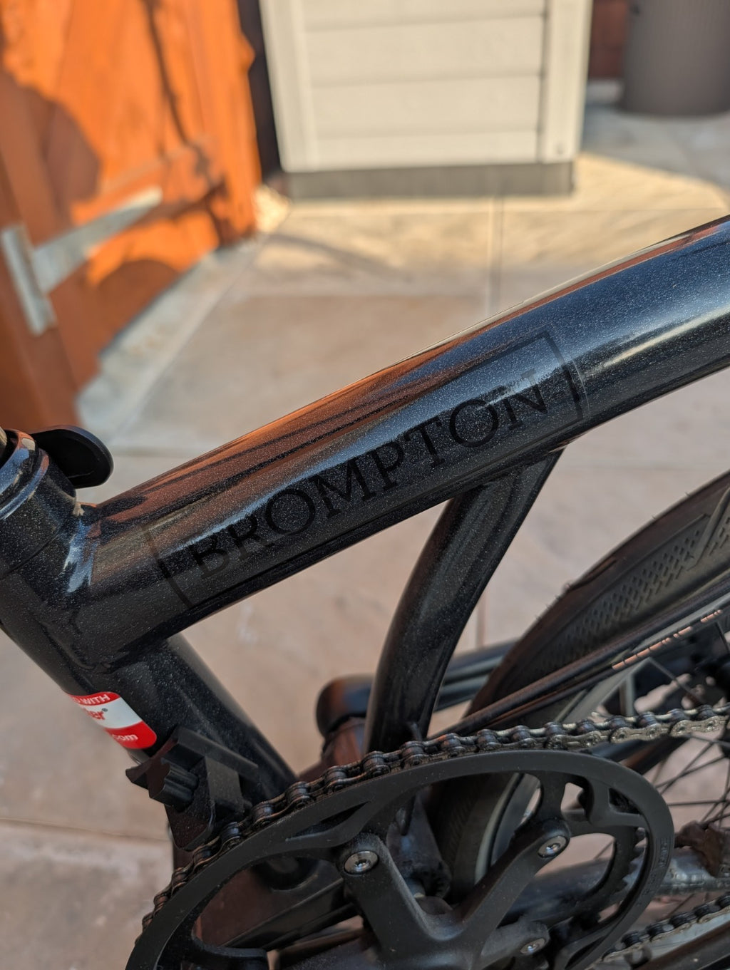 Brompton P-Line 4-Speed - Midnight Black Metallic (Rare Colour) - Late 2022