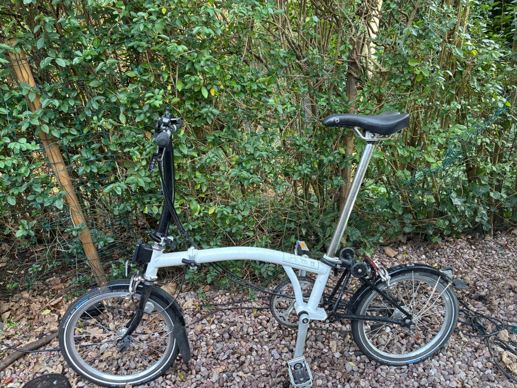 brompton folding bike 6 speed c line