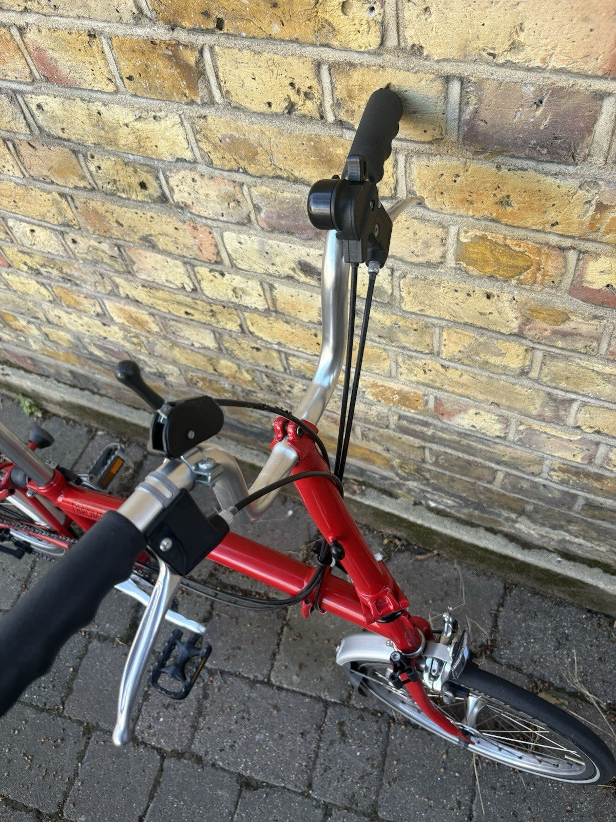 Brompton Folding Bike 2003, 6 Speed Red Good Condition With New Parts