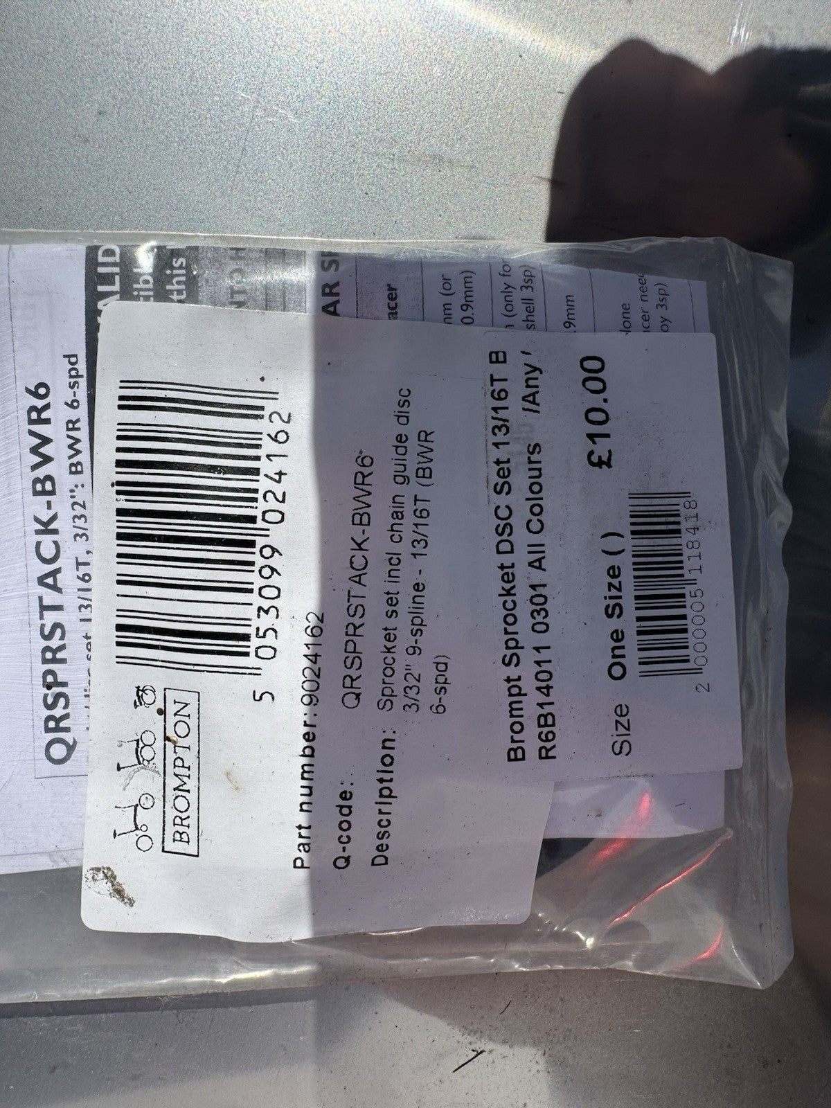 BROMPTON Various Parts Cost £135 - All NEW