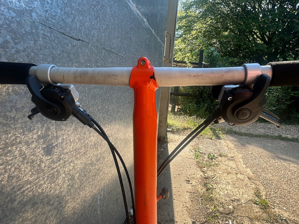 Brompton C Line 6 speed Dynamo Lights Orange Good Condition