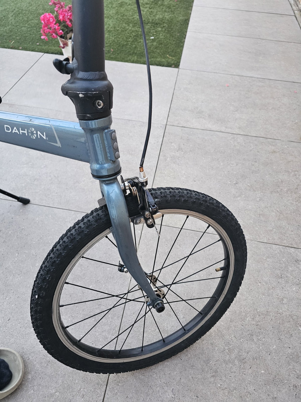 Dahon Speed Uno 20in Folding Bike Blue 1 Speed V-Brakes Flat Bar Great Condition