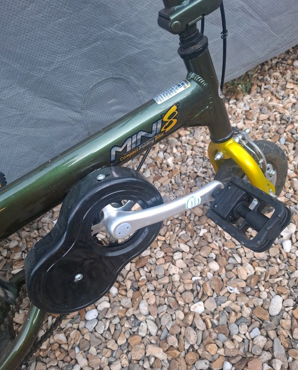 Kent Kini 8 Sub Compact folding bike Green Small Folding Cycle