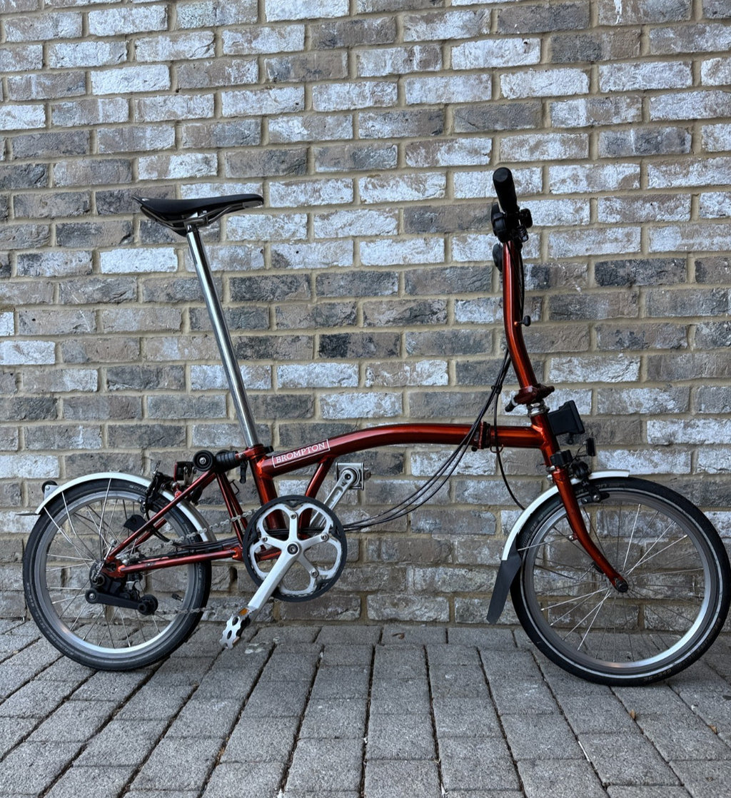 Brompton Flame Lacquer (Full) S6L - C Line 6 Speed Low - RARE - WORLDWIDE SHIP