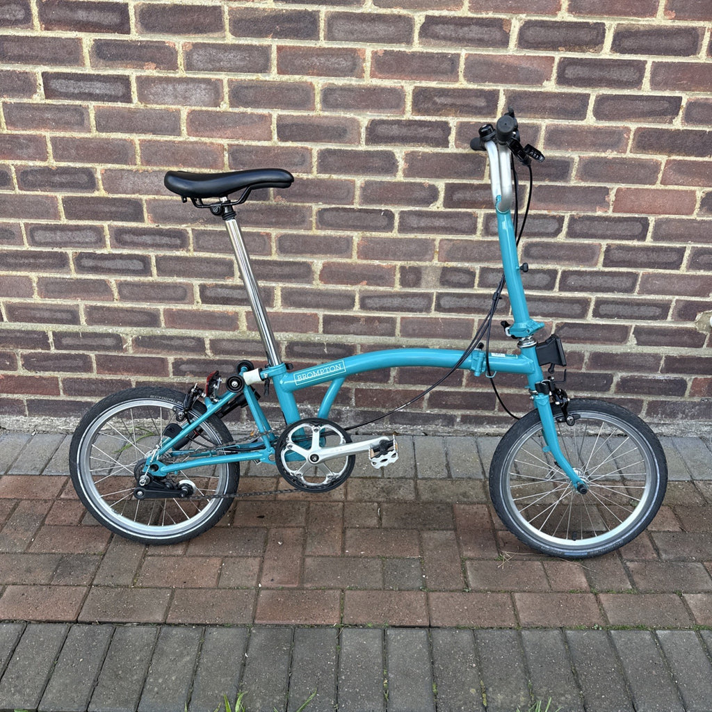 Brompton B75 16" Folding Bike - Blue - Discontinued - VGC - Classic Shape