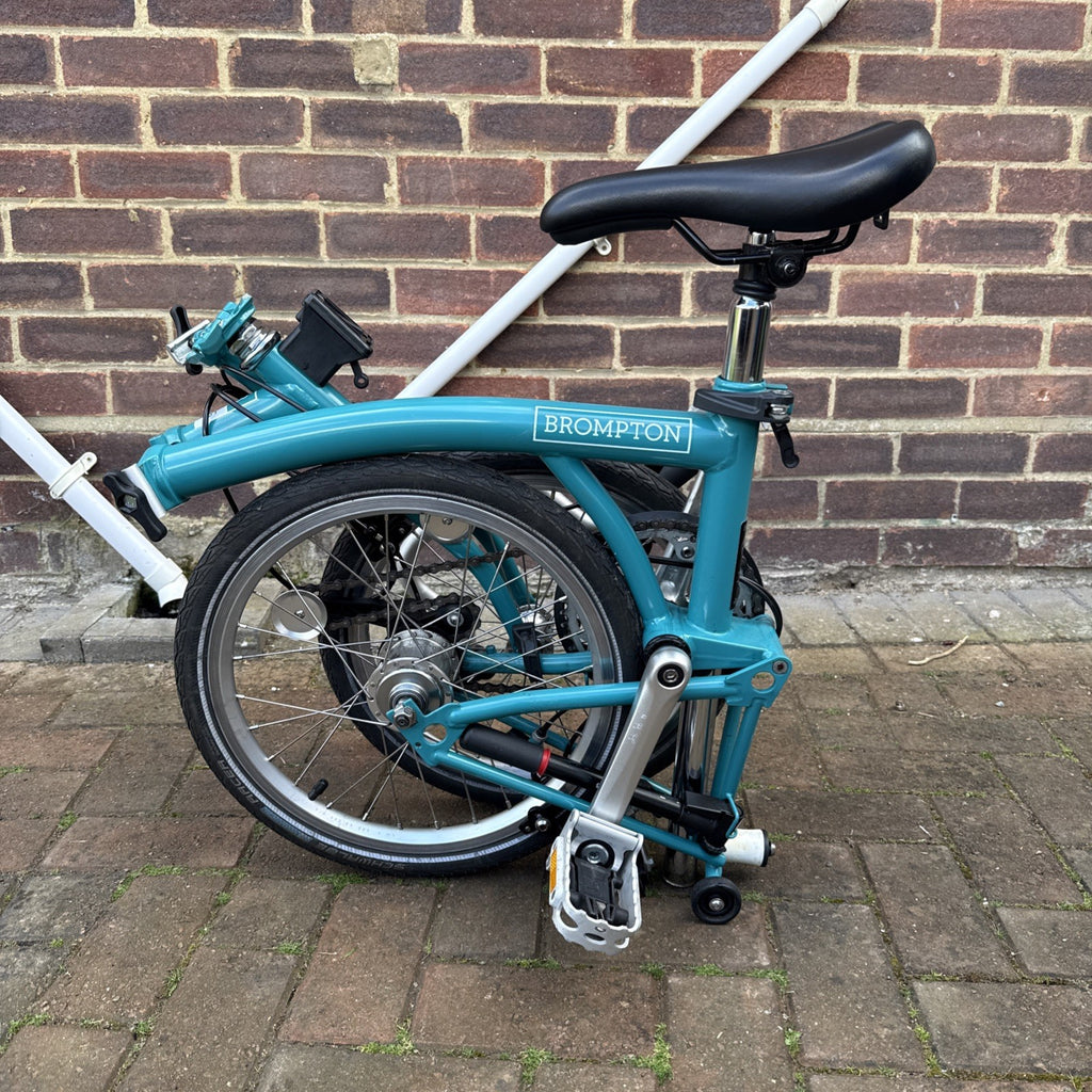 Brompton B75 16" Folding Bike - Blue - Discontinued - VGC - Classic Shape