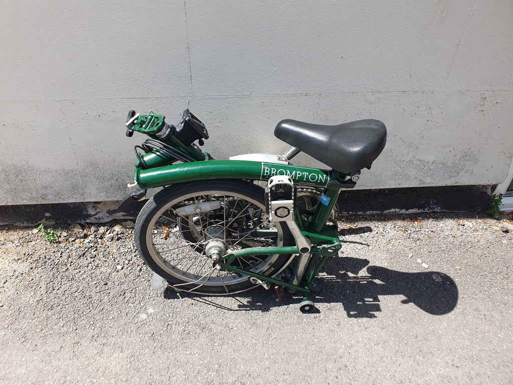 Brompton folding bike C-Line in Racing Green