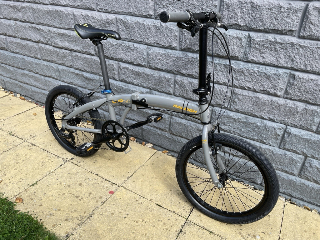 Raleigh Evo 2 Folding Bmx Style Custom Bike Upgraded with Bag & Bits one of one!
