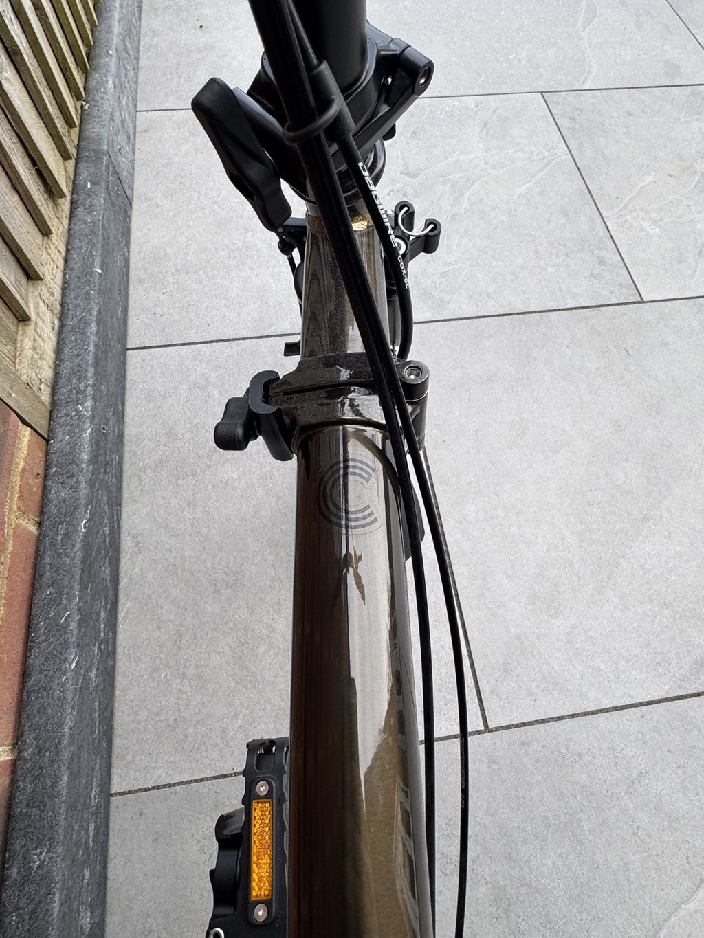 Brompton C Line 2 Speed Mid Handle Bar 2025 In Clear Lacquer Excellent Condition