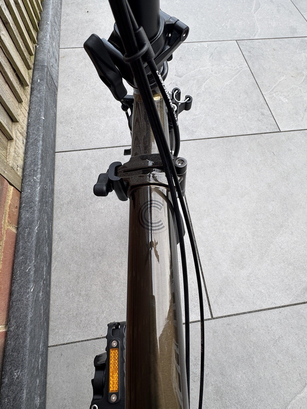 Brompton C Line 2 Speed Mid Handle Bar 2025 In Clear Lacquer Excellent Condition