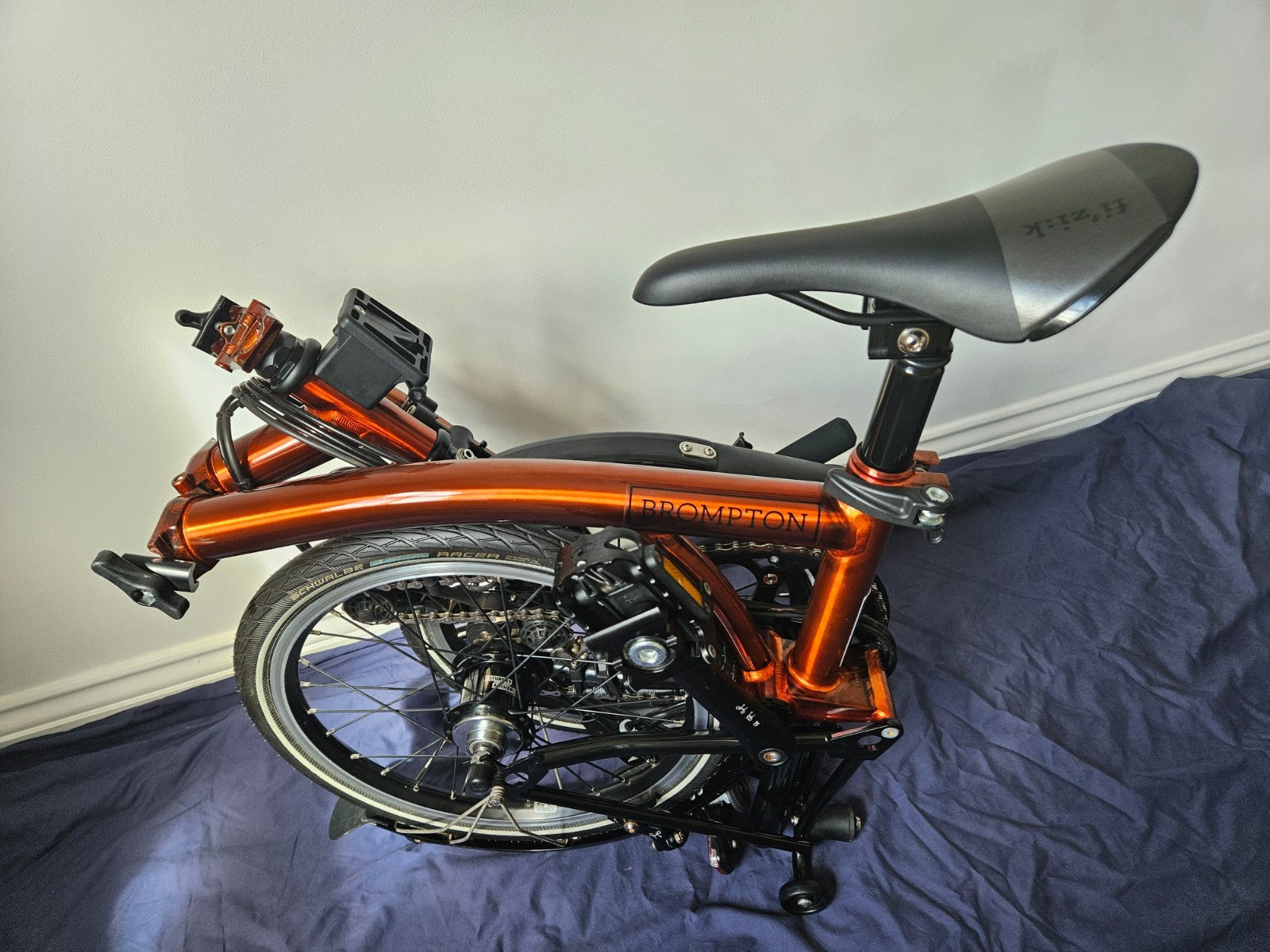 Brompton M6LX Superlight Titanium 6 Speed Flame Lacquer Excellent Condition