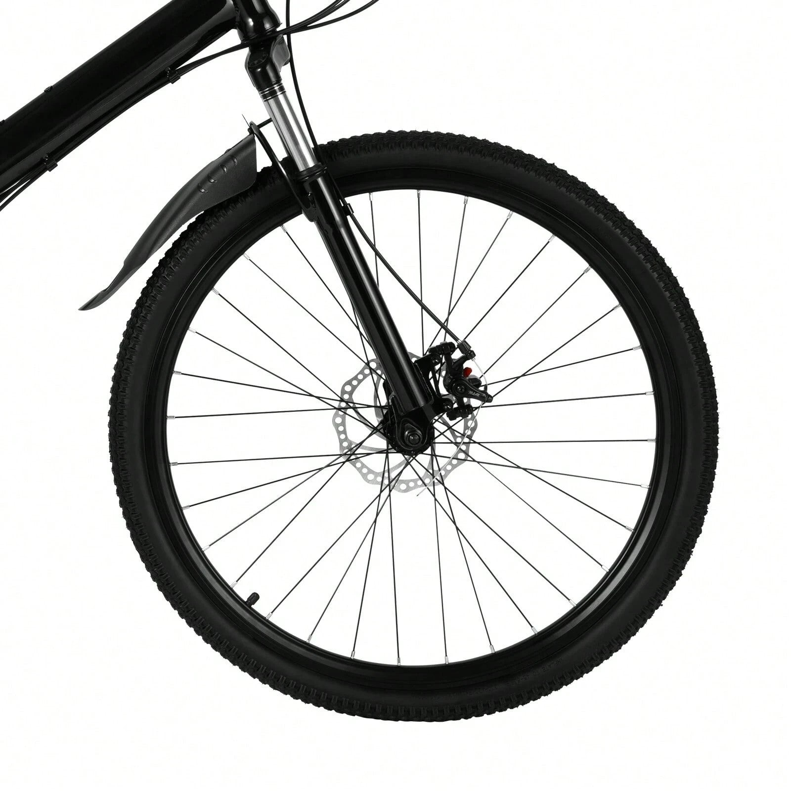 26 in Folding Mountain Bike 21-Speed MTB Bicycle Full Suspension Disc Brake Bike