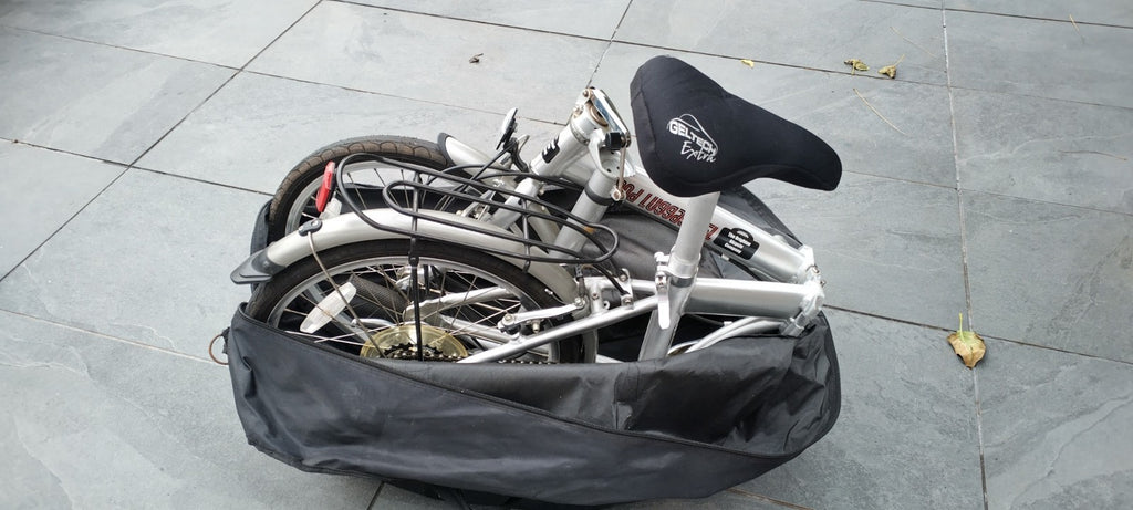 Brighton Bicycle Company Hand Luggage SL Folding Bicycle in Silver