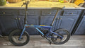 JAVA 20in Folding Bike Blue/Black Flat Bar Disc Brakes and gears shimano