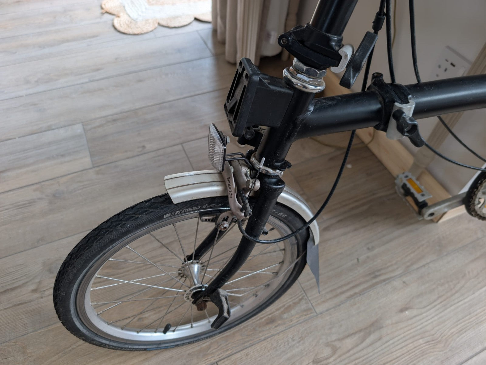 Brompton Folding Bike 3-Speed, Black