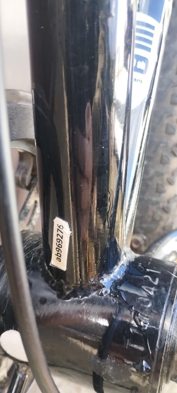 Muddy Fox Compact folding mountain bike.