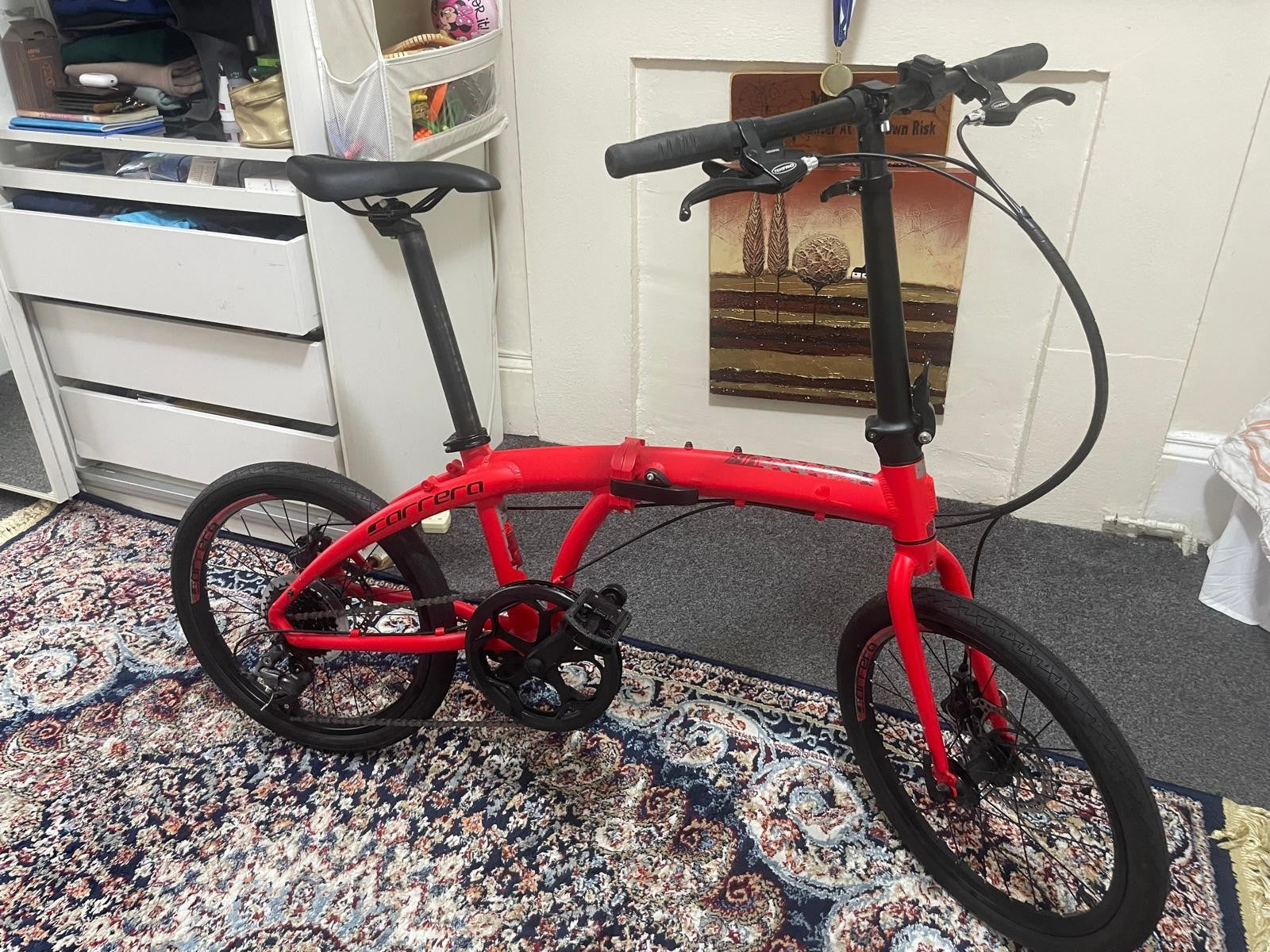Carrera Intercity Disc 8-Speed Folding Bike