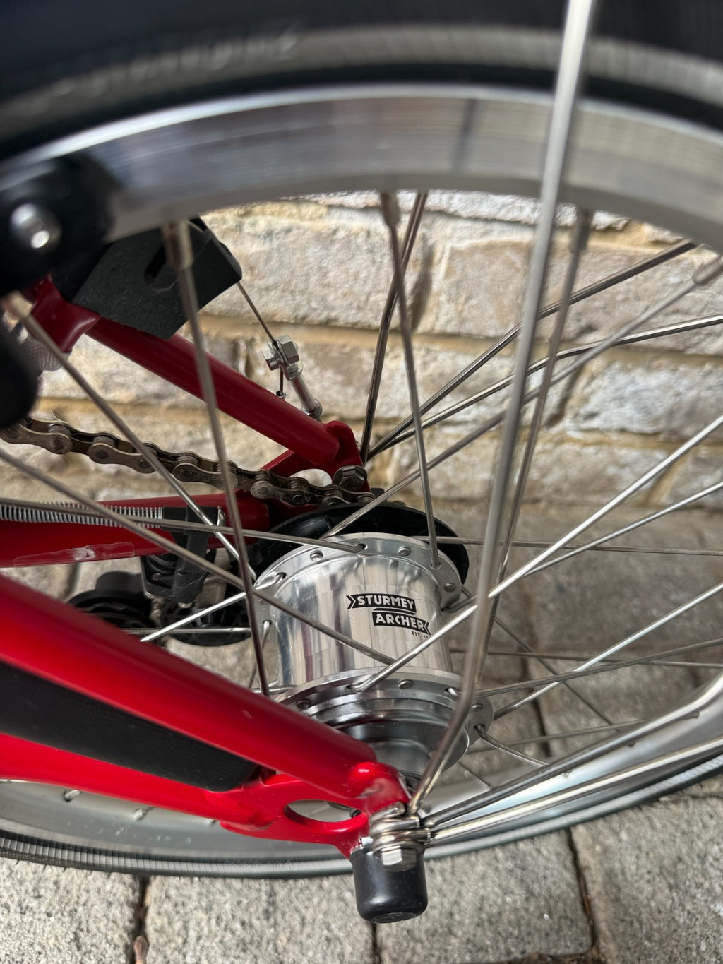 Brompton House Red C Line Explore Mid M6L - WORLDWIDE SHIPPING - A+ Condition