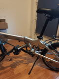 DAHON MARINER D8 FOLDING BIKE NEARLY NEW - SILVER