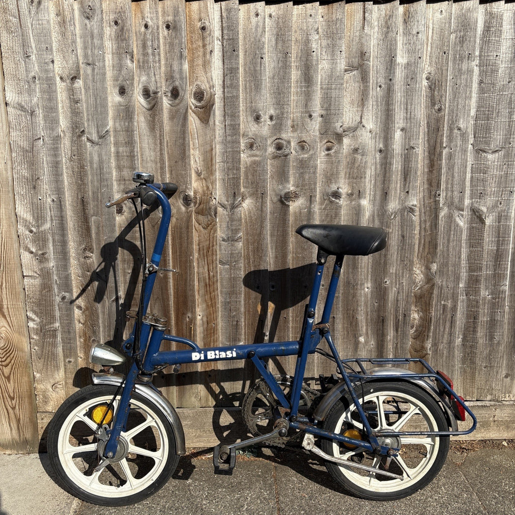 Vintage DI BLASI Folding Bike- Navy 4 Gears