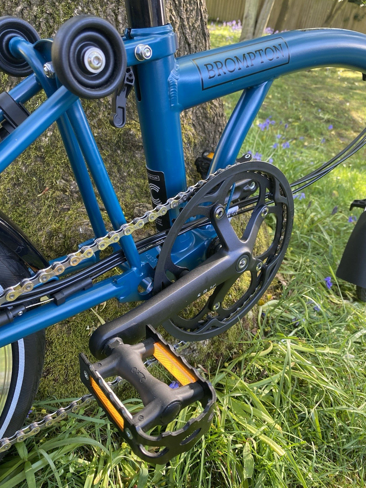 Brompton C-Line 6-Speed in Ocean Blue (Discontinued) - Mid bar - April 2026 -New