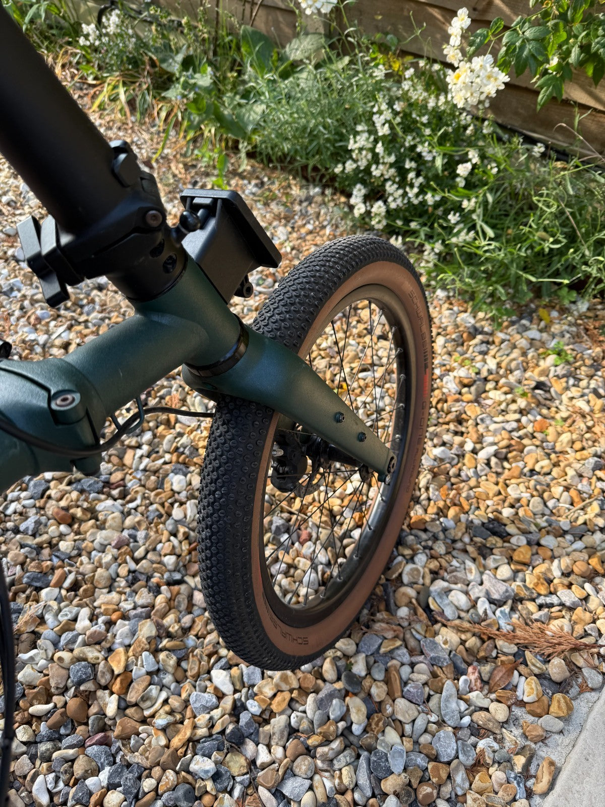 Brompton G Line Roller Frame Gravel Folding Bike Forest Green