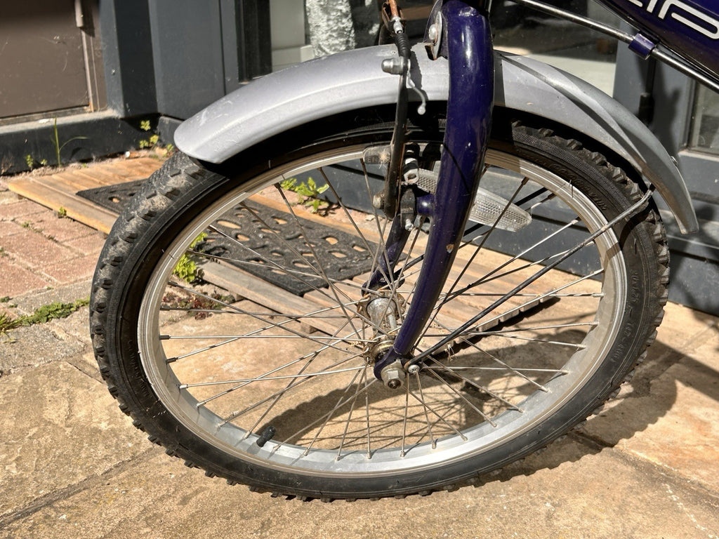 Apollo Tuck 20'' Lightweight Folding Bike Single Speed Blue
