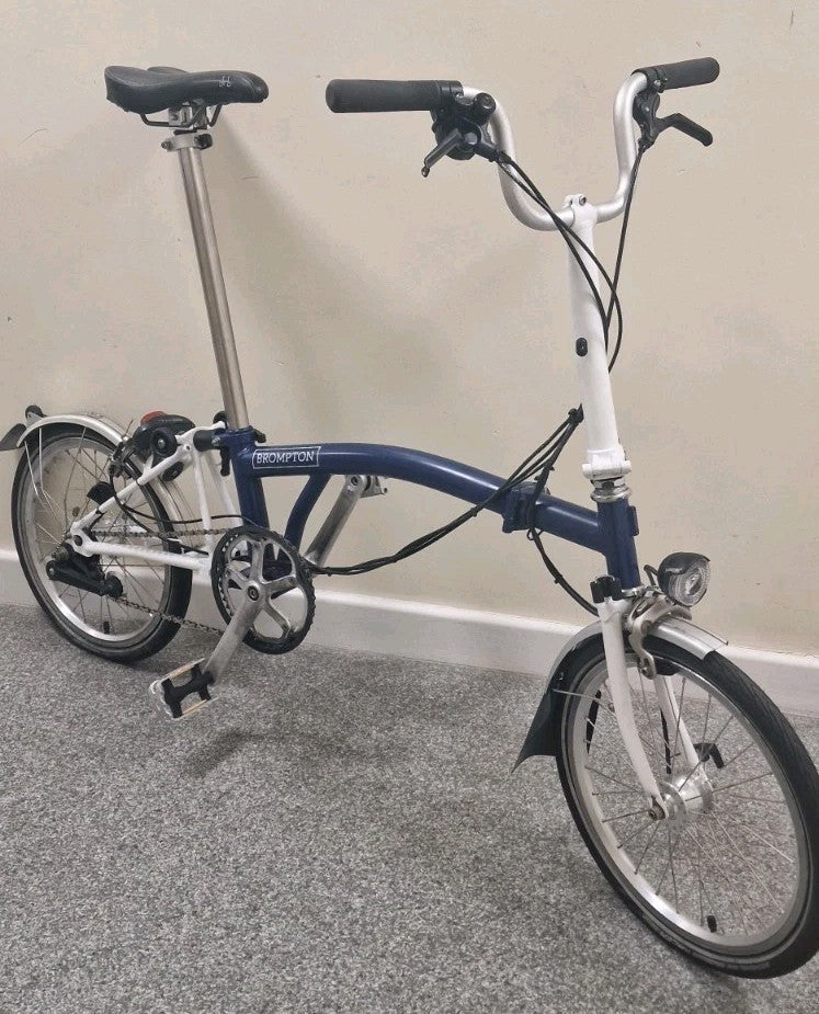 Brompton M3L (C  line)  3 Speed DYNAMO Light + FREE UK & low £$ World  Post.