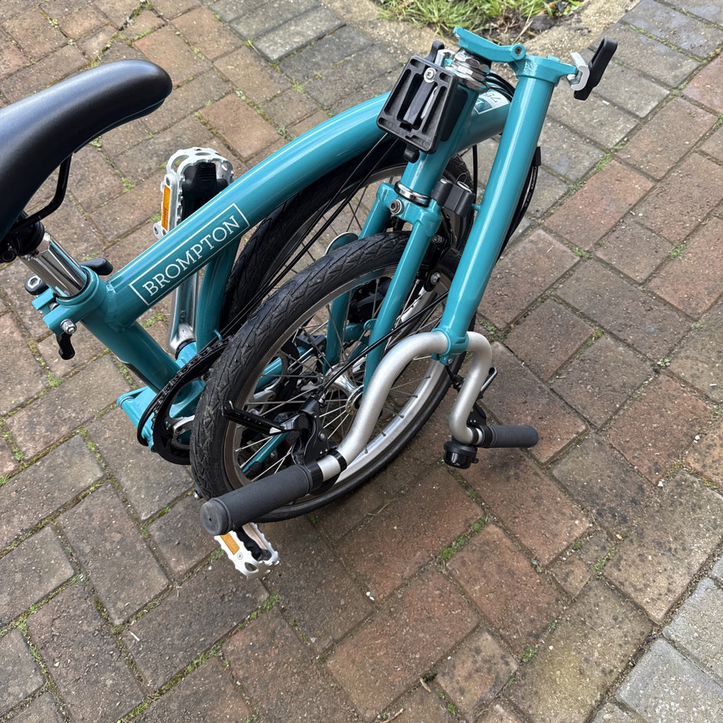 Brompton B75 16" Folding Bike - Blue - Discontinued - VGC - Classic Shape