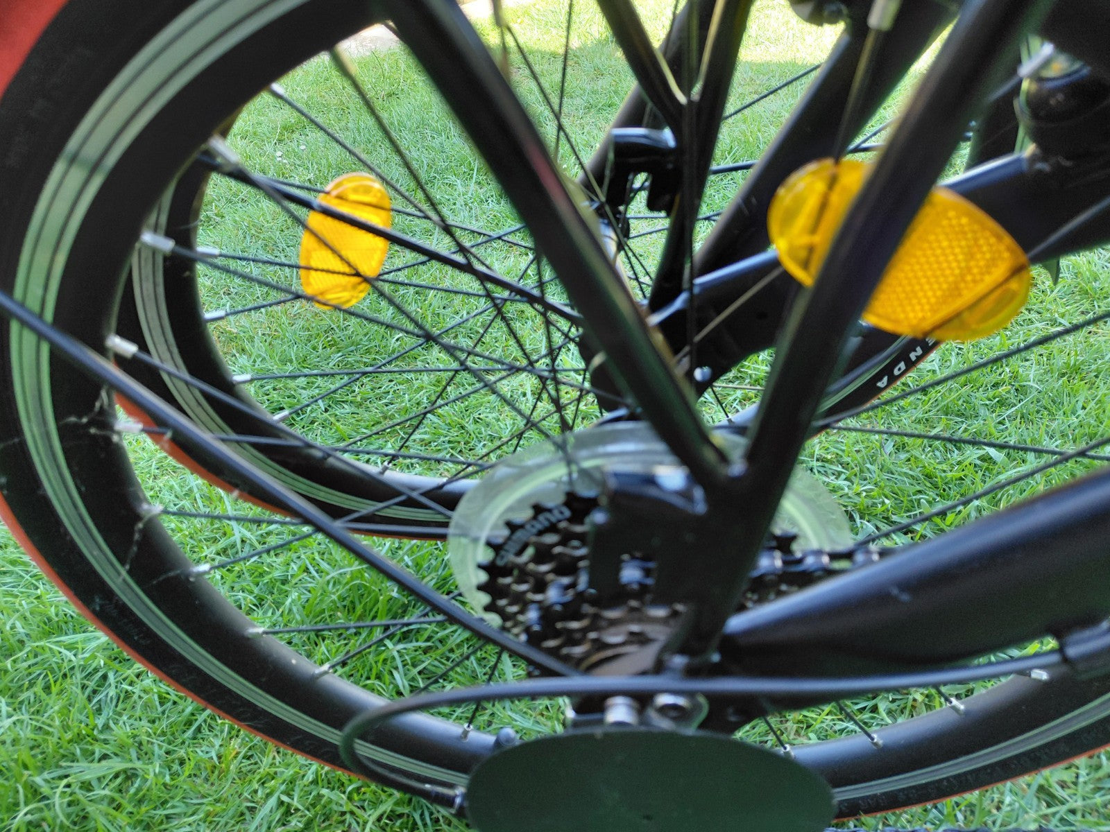 Ecosmo 20AF09BL 20" Wheel 12kg Lightweight Alloy Folding City Bicycle - Black