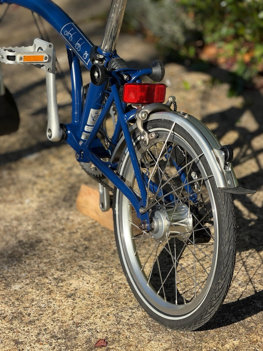 Brompton M3L 2013 Folding Bike 3-Speed, Tempest Blue