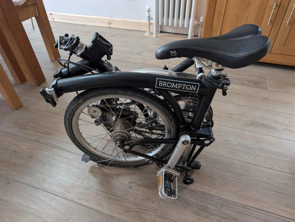 Brompton Folding Bike 3-Speed, Black