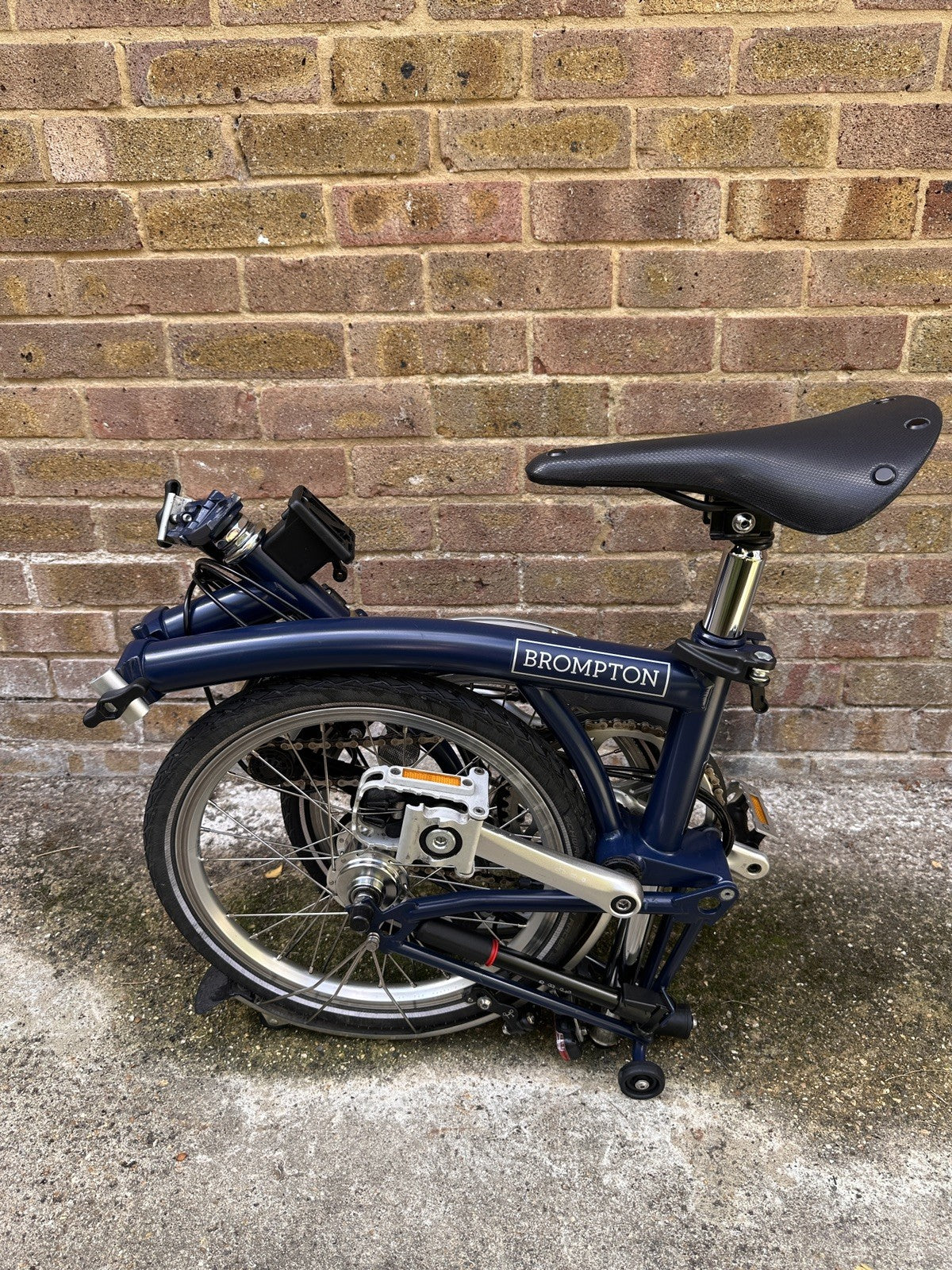 Brompton C Line Explore 2024 6-Speed, Tempest Blue, Excellent Condition, Lights