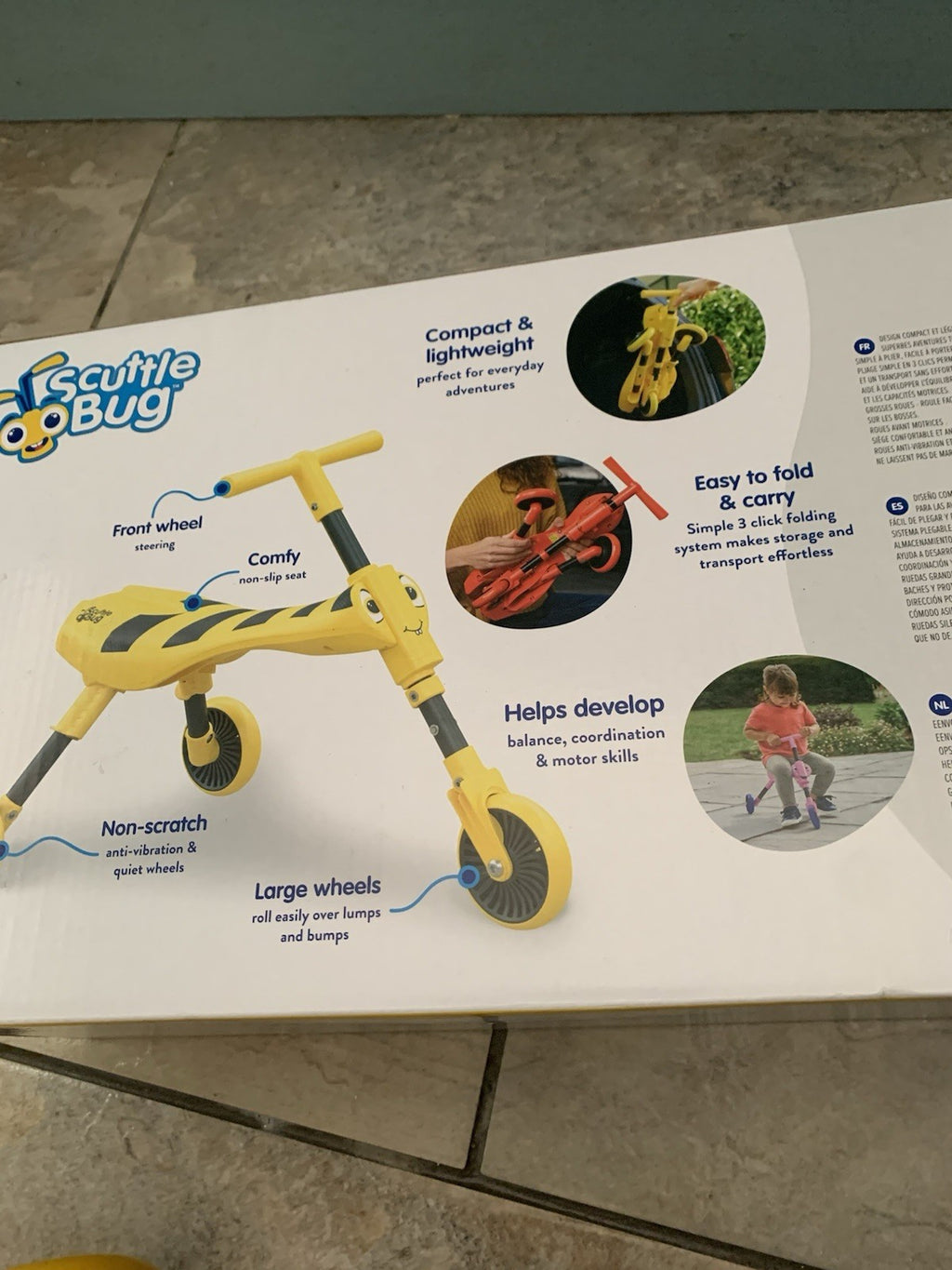 Bumble The Scuttle Bug 3 Wheel Bike Age 1+ Only Used A Month See Description