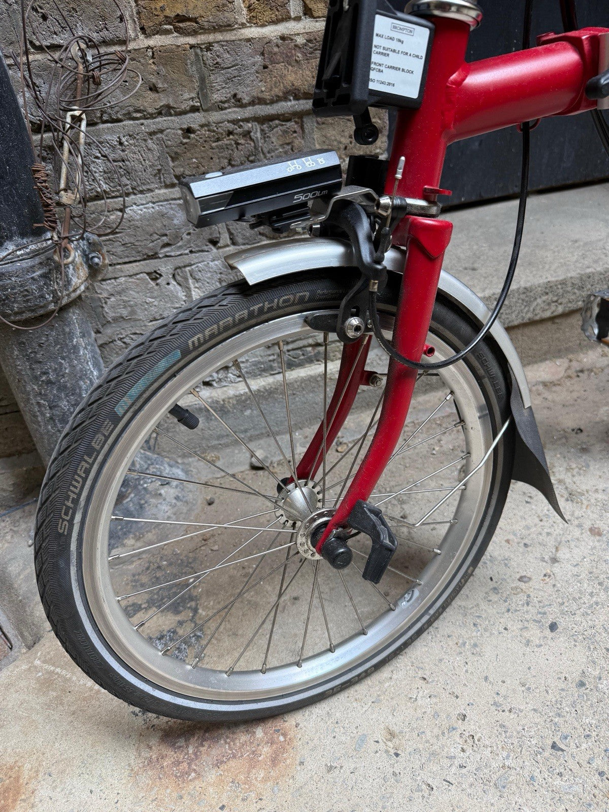 Brompton C Line Folding Bike – Excellent Condition – Barely Used
