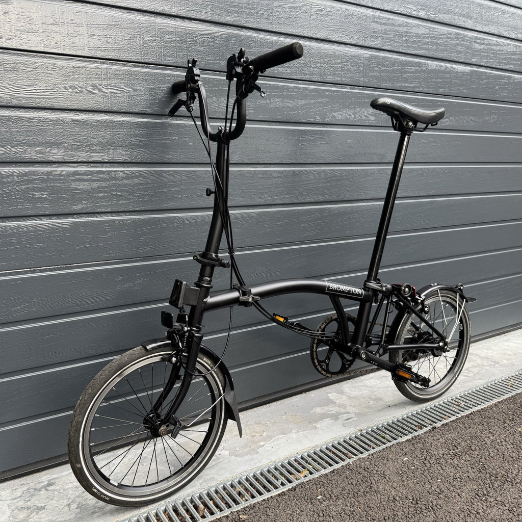 Brompton H6L 6 speed Black Edition with Extended Seatpost FAST FREE DELIVERY