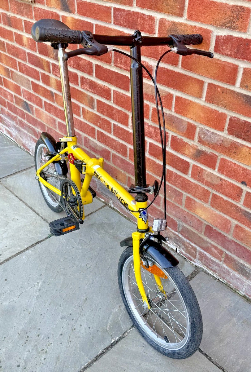 Unisex Mens Womens Yellow Neo Bike - Bike in Bag Folding Bike