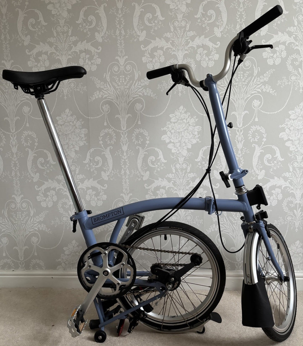 Brompton C Line 6 Speed H6L Folding bicycle in Cloud Blue - Test Ridden Only