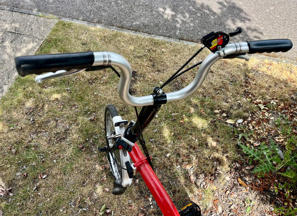 Brompton Folding Bike – 3 Speed (M-Type) – Red – Compact Commuter