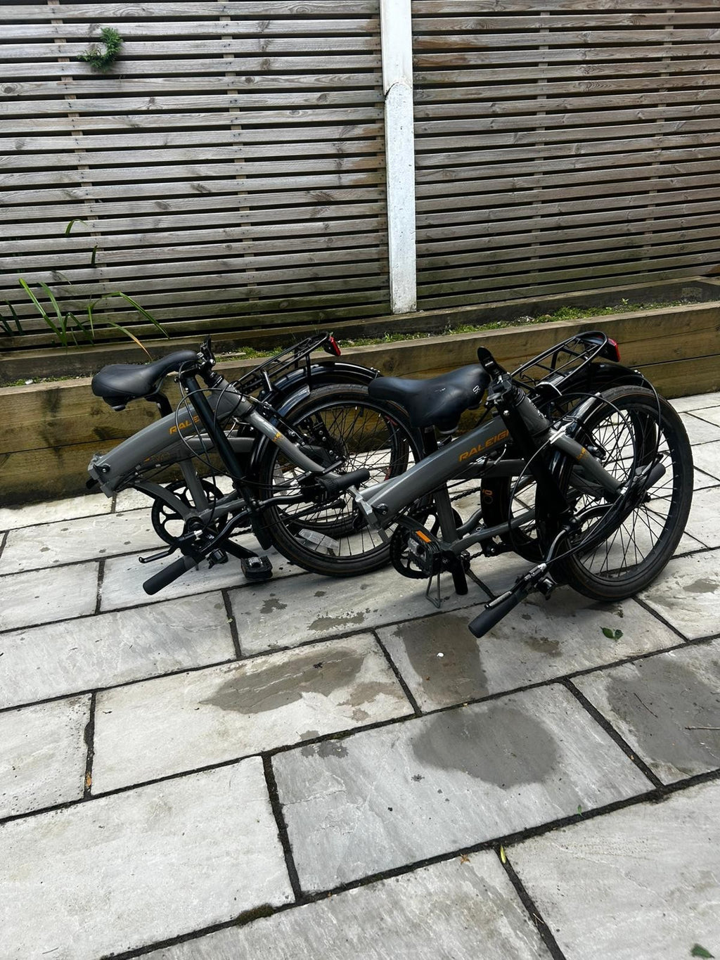 2 x Raleigh Evo Two Fold Up Bike 7 Speed Great Condition Collection Only