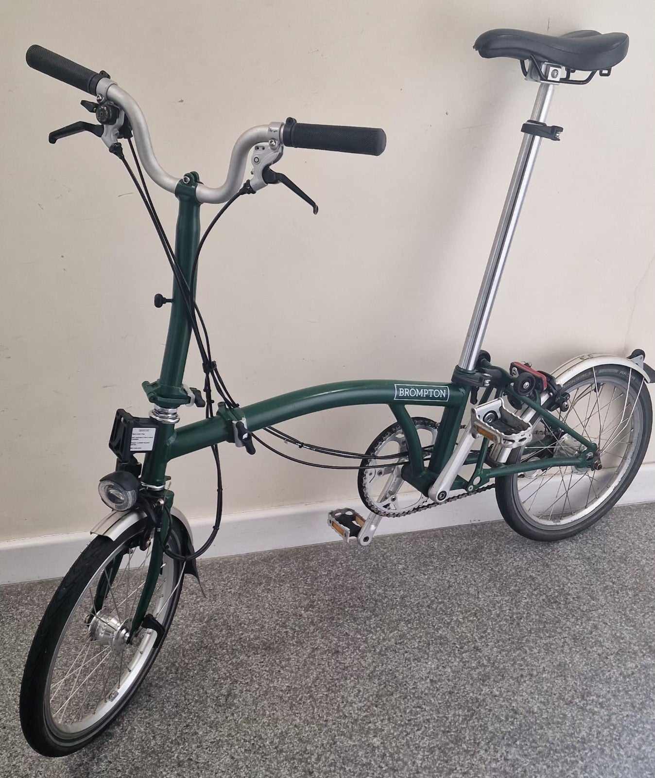 Brompton M3L (C  line)  3 Speed DYNAMO Light + FREE UK & low £$ World  Post.