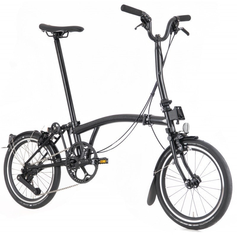 Brompton P Line 4-Speed - Mid Handlebar - Midnight Black - New