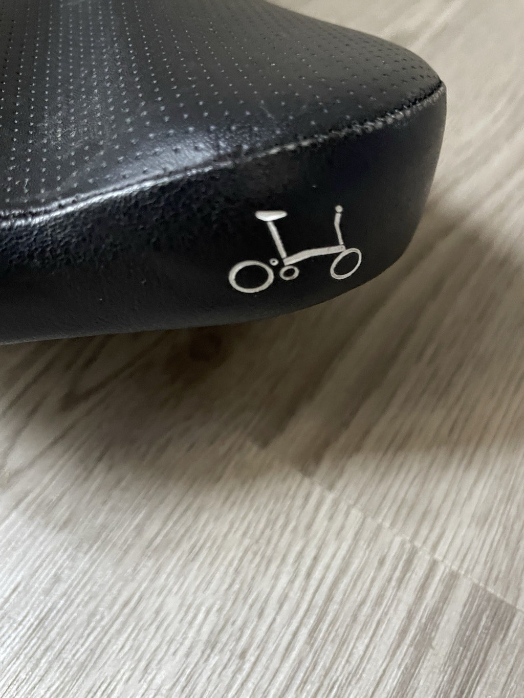 Brompton Black Bike Saddle, standard size. Very Little Use. Good Condition.