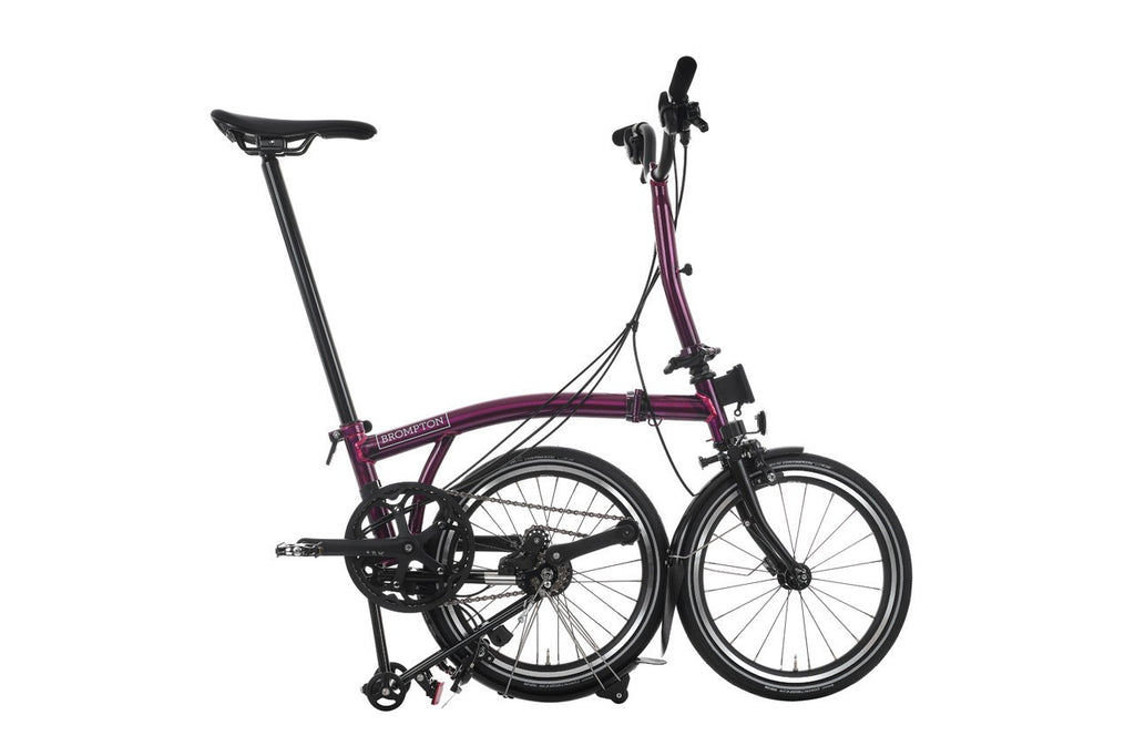 Brompton P line 4 Speed Amethyst Lacquer Mid - M4L - RRP £2539 - World Delivery