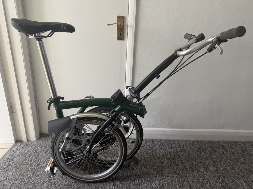 Brompton M3L (3 Speed) folding bicycle - Green/Black (EXCELLENT CONDITION!)